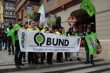 Der BUND bei der WHES-Demo 2019 in Tübingen